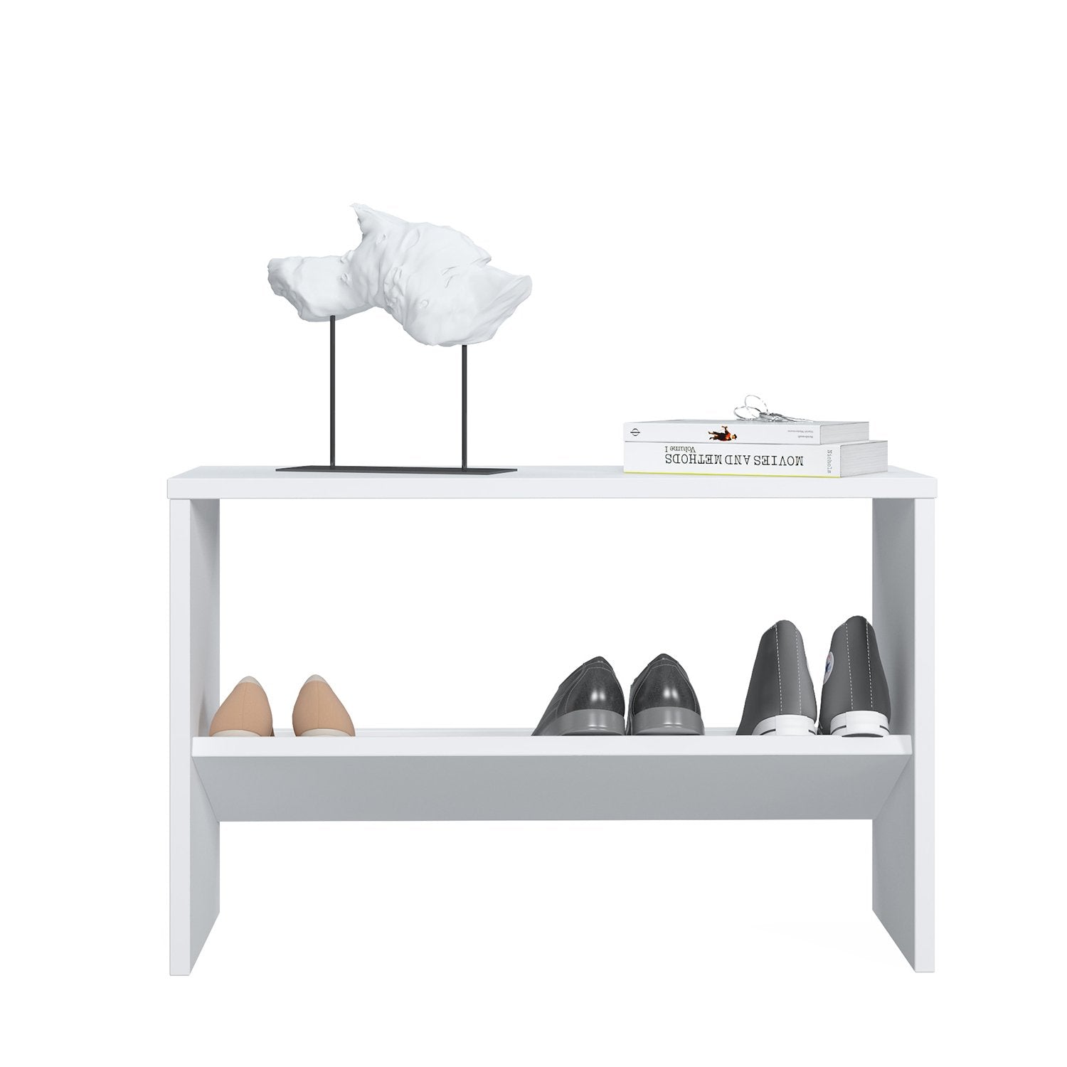 Shoe Bench With Rack 24 Inches 