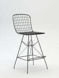 Asver 41.7'' Bar Stool, Matt Black, Metal Structure