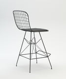 Asver 41.7'' Bar Stool, Matt Black, Metal Structure