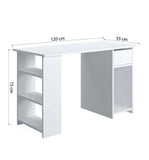 Assos 39.37''W Study Desk with Drawer by Ruumstore